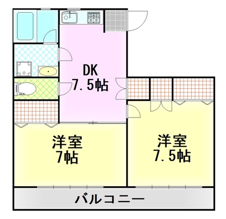 三島広小路駅 徒歩20分 2階の物件間取画像